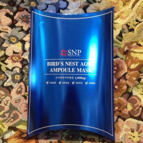snp面膜怎么样，海洋燕窝补水面膜使用效果分享